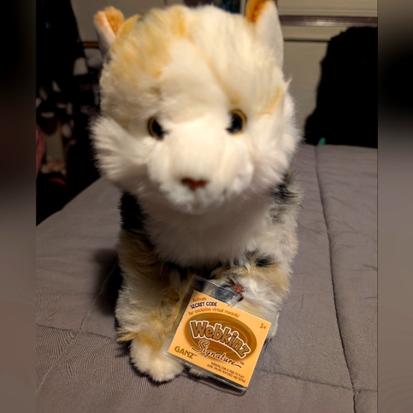 Webkinz Marble Cat NWT unused code - Picture 1 of 2